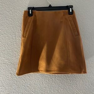 Suede Style Skirt